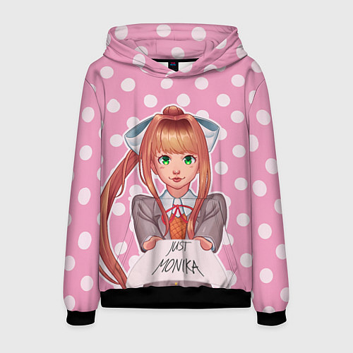 Мужская толстовка Monika Pop Art / 3D-Черный – фото 1
