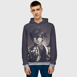 Толстовка-худи мужская Zhongli Vago Mundo, цвет: 3D-меланж — фото 2