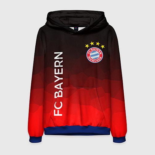 Мужская толстовка ФК БАВАРИЯ BAYERN МЮНХЕН / 3D-Синий – фото 1