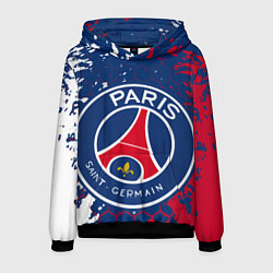 Толстовка-худи мужская ФК ПСЖ FC PSG PARIS SG, цвет: 3D-черный