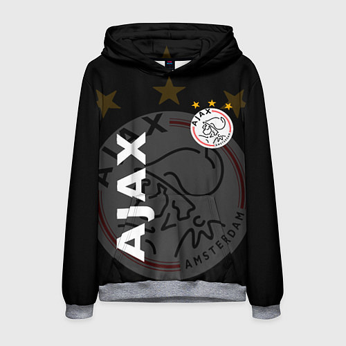 Мужская толстовка FC AJAX AMSTERDAM ФК АЯКС / 3D-Меланж – фото 1