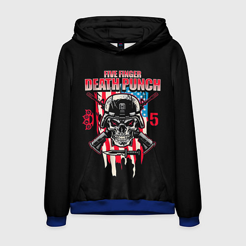 Мужская толстовка 5FDP Five Finger Death Punch / 3D-Синий – фото 1