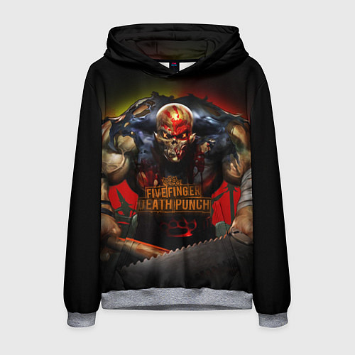 Мужская толстовка Five Finger Death Punch Skull / 3D-Меланж – фото 1