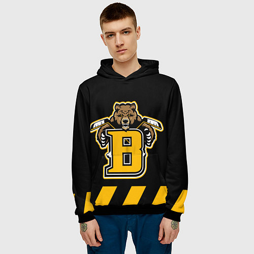 Мужская толстовка BOSTON BRUINS / 3D-Черный – фото 3