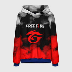 Толстовка-худи мужская Free Fire ? Фри Фаер, цвет: 3D-синий