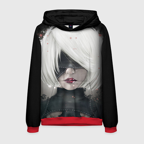 Мужская толстовка YoRHa Nier Z / 3D-Красный – фото 1