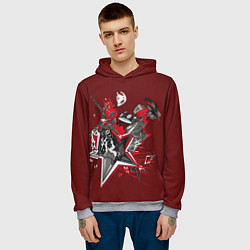 Толстовка-худи мужская Mask of Ren, цвет: 3D-меланж — фото 2