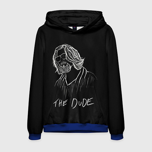 Мужская толстовка THE DUDE Большой Лебовски / 3D-Синий – фото 1