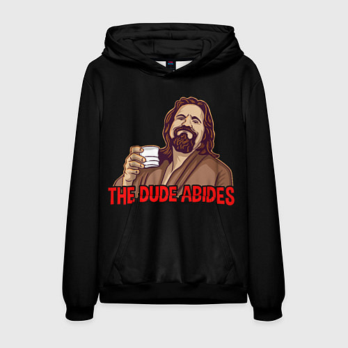 Мужская толстовка The Dude Abides Lebowski / 3D-Черный – фото 1