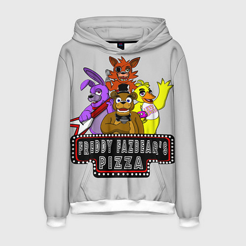 Мужская толстовка Freddy Fazbear’s FHAF / 3D-Белый – фото 1