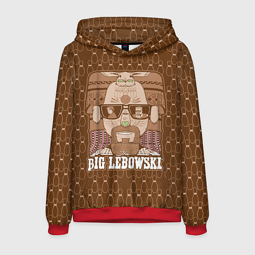 Мужская толстовка The Big Lebowski / 3D-Красный – фото 1