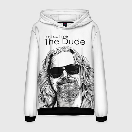 Мужская толстовка Just call me the Dude / 3D-Черный – фото 1