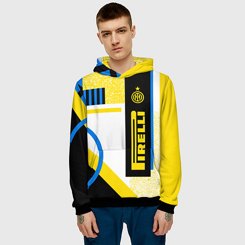 Мужская толстовка ФК «Интер Милан» 202021 / 3D-Черный – фото 3