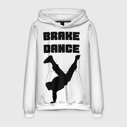 Мужская толстовка Brake Dance / 3D-Белый – фото 1