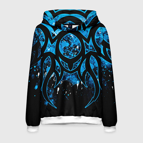 Мужская толстовка Абстракция / 3D-Белый – фото 1