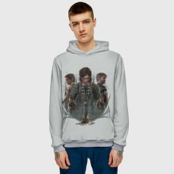 Толстовка-худи мужская Hard story, цвет: 3D-меланж — фото 2