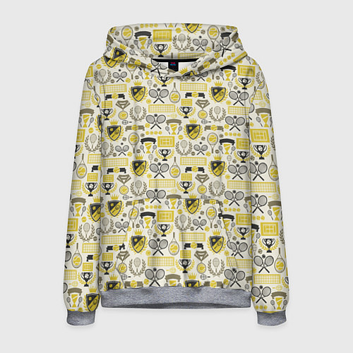 Мужская толстовка Кубок Дэвиса / 3D-Меланж – фото 1