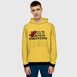Толстовка-худи мужская Quentin Tarantino, цвет: 3D-черный — фото 2