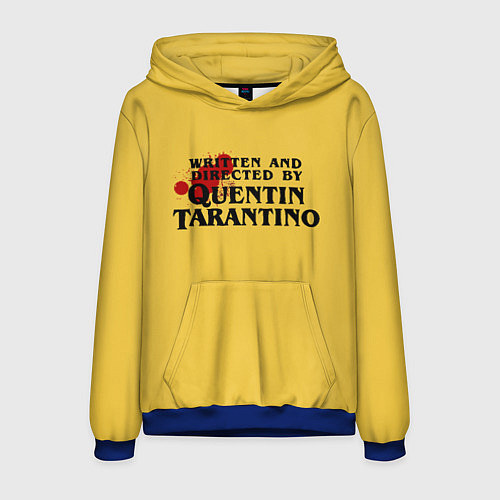 Мужская толстовка Quentin Tarantino / 3D-Синий – фото 1