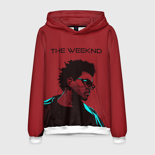 Мужская толстовка The weeknd / 3D-Белый – фото 1