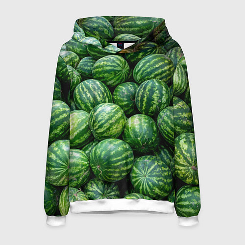 Мужская толстовка Арбузы / 3D-Белый – фото 1
