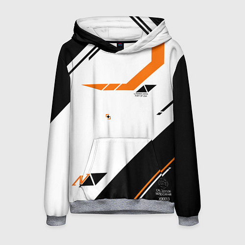 Мужская толстовка M4A4 - Asiimov 2023 NEW / 3D-Меланж – фото 1