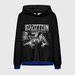 Толстовка-худи мужская Led Zeppelin, цвет: 3D-синий