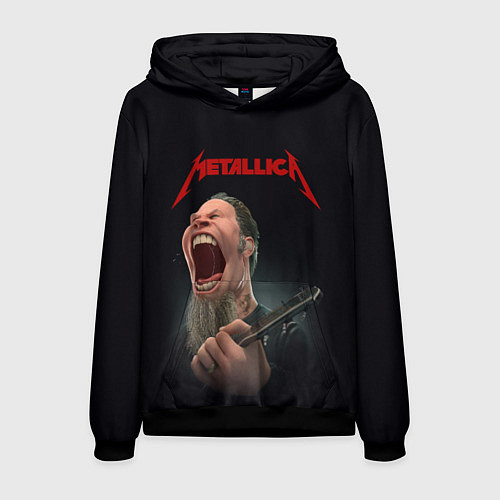 Мужская толстовка James Alan Hetfield METALLICA Z / 3D-Черный – фото 1