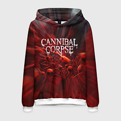 Толстовка-худи мужская Blood Cannibal Corpse Труп Каннибала Z, цвет: 3D-белый