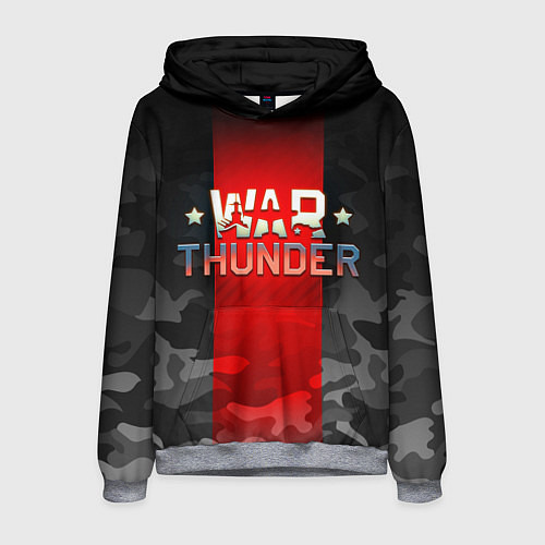 Мужская толстовка WAR THUNDER ВАР ТАНДЕР / 3D-Меланж – фото 1