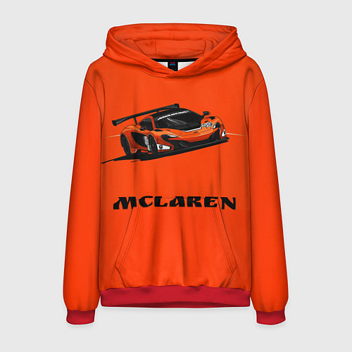 Мужская толстовка Mclaren / 3D-Красный – фото 1