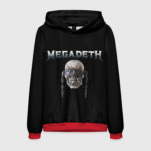 Мужская толстовка Megadeth / 3D-Красный – фото 1