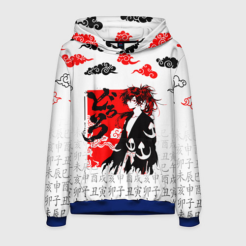 Мужская толстовка ДОРОРО DORORO ХЯККИМАРУ / 3D-Синий – фото 1