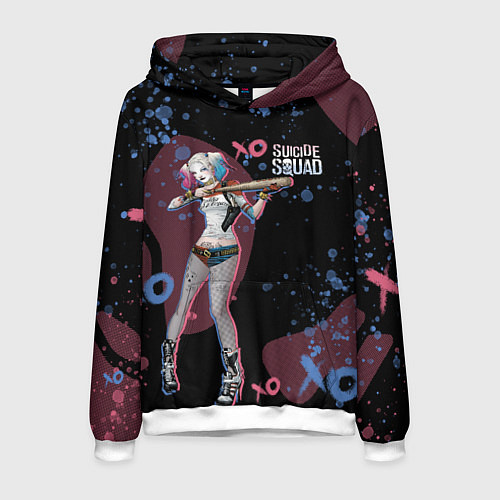 Мужская толстовка Art Harley Quinn SS 2016 / 3D-Белый – фото 1