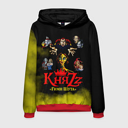Толстовка-худи мужская КНЯZZ Гимн Шута, цвет: 3D-красный