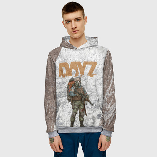 Мужская толстовка DAYZ ДЕЙЗИ Z / 3D-Меланж – фото 3