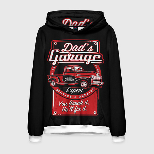 Мужская толстовка Watermark / 3D-Белый – фото 1