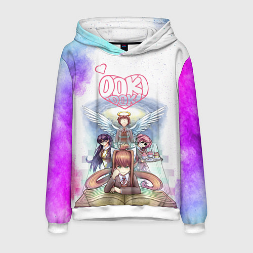 Мужская толстовка Doki Doki Доки Доки Z / 3D-Белый – фото 1