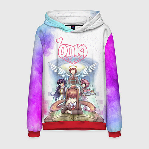 Мужская толстовка Doki Doki Доки Доки Z / 3D-Красный – фото 1