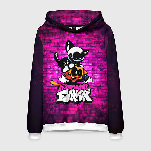 Мужская толстовка Скид и Памп Skid and Pump / 3D-Белый – фото 1