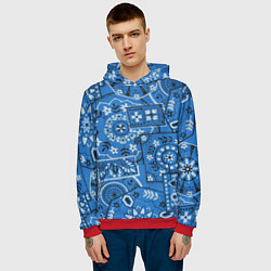 Толстовка-худи мужская КРИПС CRIPS, цвет: 3D-красный — фото 2