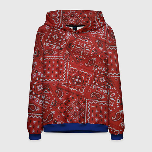 Мужская толстовка БЛАДС BLOODS / 3D-Синий – фото 1