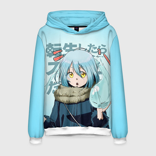 Мужская толстовка Римуру Темпест, TenSura / 3D-Белый – фото 1