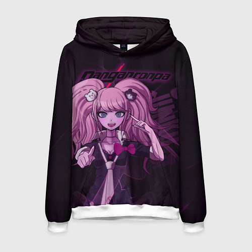Мужская толстовка Джунко Эношима Данганронпа / 3D-Белый – фото 1