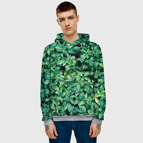 Мужская толстовка Барвинок / 3D-Меланж – фото 3