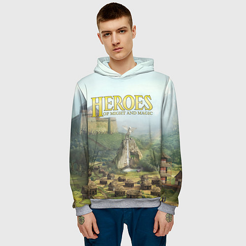 Мужская толстовка Оплот Heroes of Might and Magic 3 Z / 3D-Меланж – фото 3