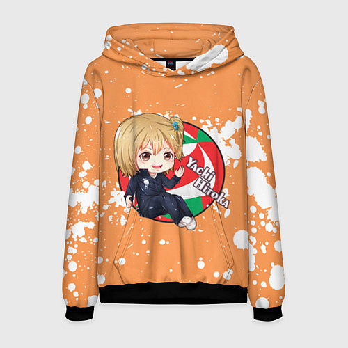 Мужская толстовка Yachi Hitoka Haikyu Волейбол Z / 3D-Черный – фото 1