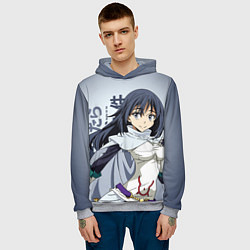 Толстовка-худи мужская TenSura, Сидзуэ Идзава, цвет: 3D-меланж — фото 2