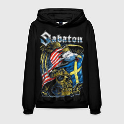 Толстовка-худи мужская Sabaton, цвет: 3D-черный