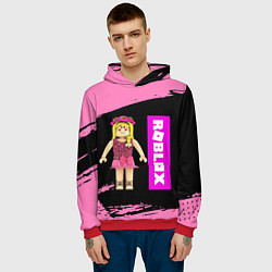 Толстовка-худи мужская BARBIE ROBLOX РОБЛОКС Z, цвет: 3D-красный — фото 2